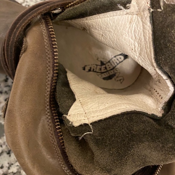 **SOLD**Freebird leather coal boots lace up - Picture 7 of 12